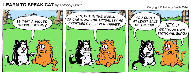 Learn to Speak Cat - comic strip