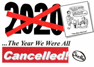 Cover to Stella's 2020... The Year We Were All Cancelled!